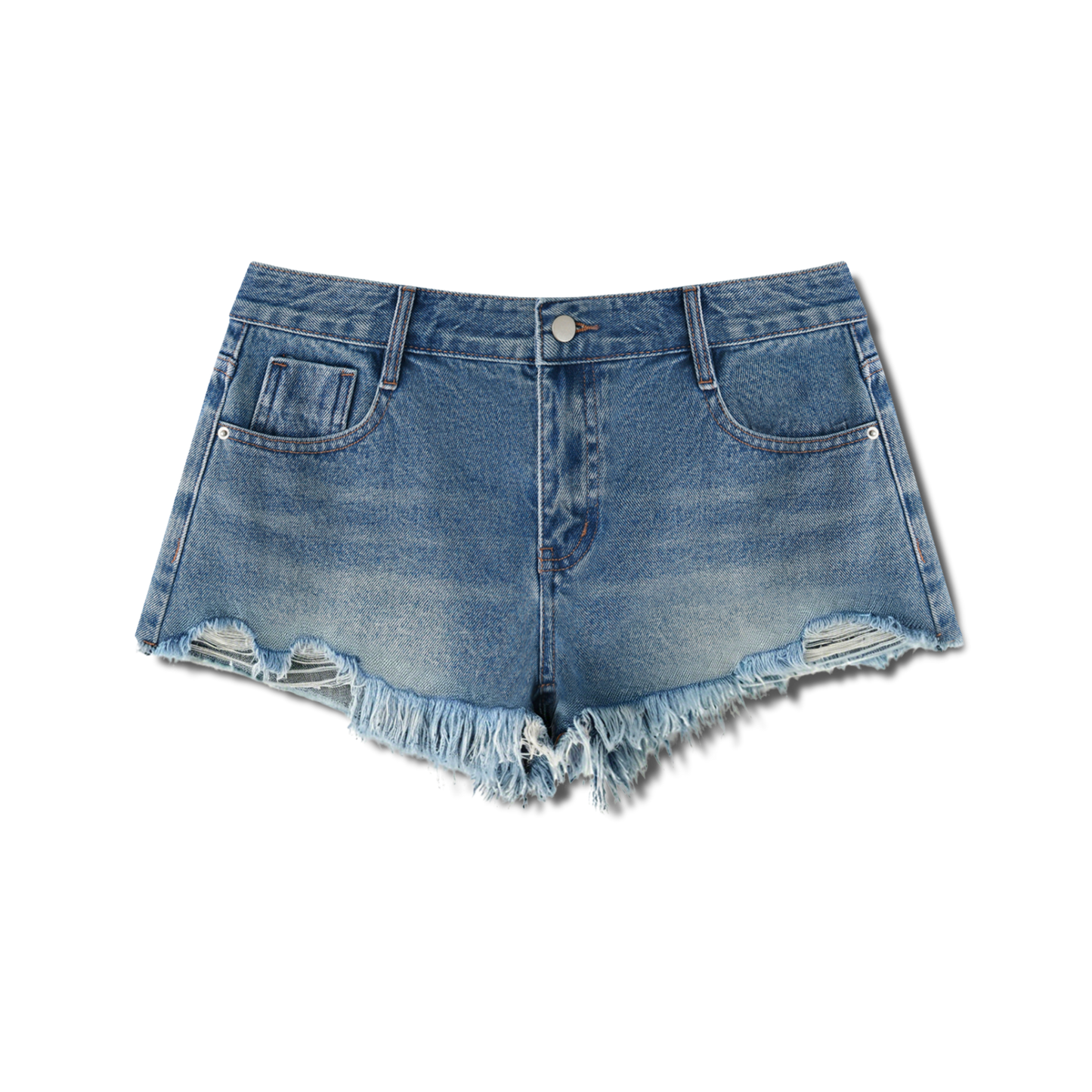 Beverly Raw Denim Shorts