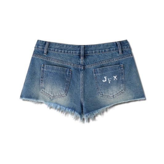 Beverly Raw Denim Shorts